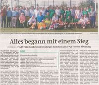 Fussball Alte Herren FC/JS Hillerheide